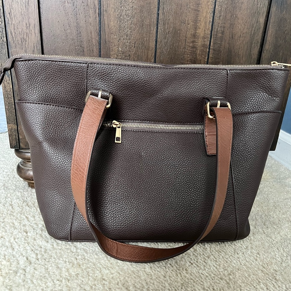 Brown Vegan Leather Bag